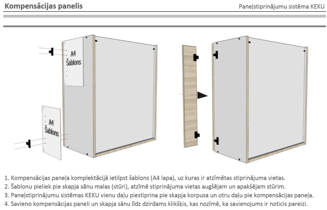 KP1PX Kompensācijas panelis fasādei, attēls 2