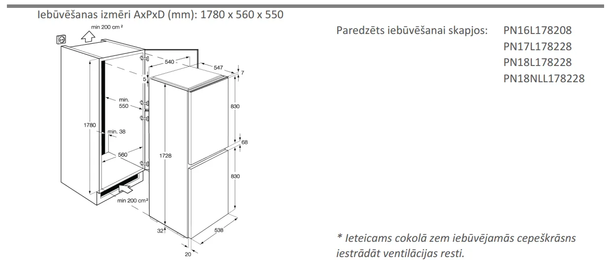 PN16L LEDUSSKAPIM, attēls 2